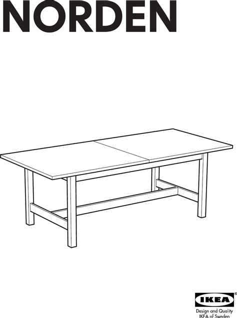 Manuale Ikea NORDEN 304.240.50 (20 pagine)